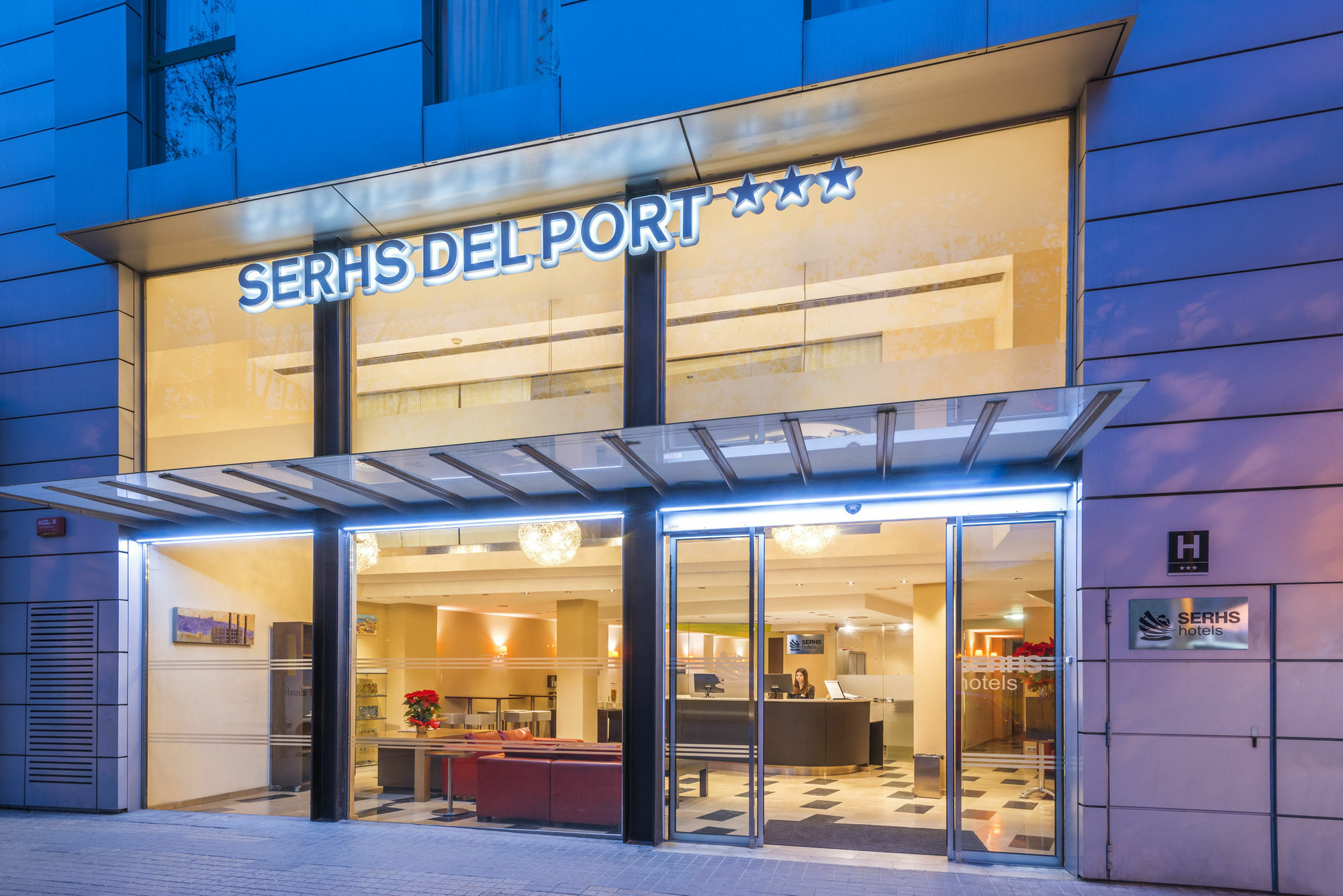 Hotel Serhs Del Port Барселона Экстерьер фото